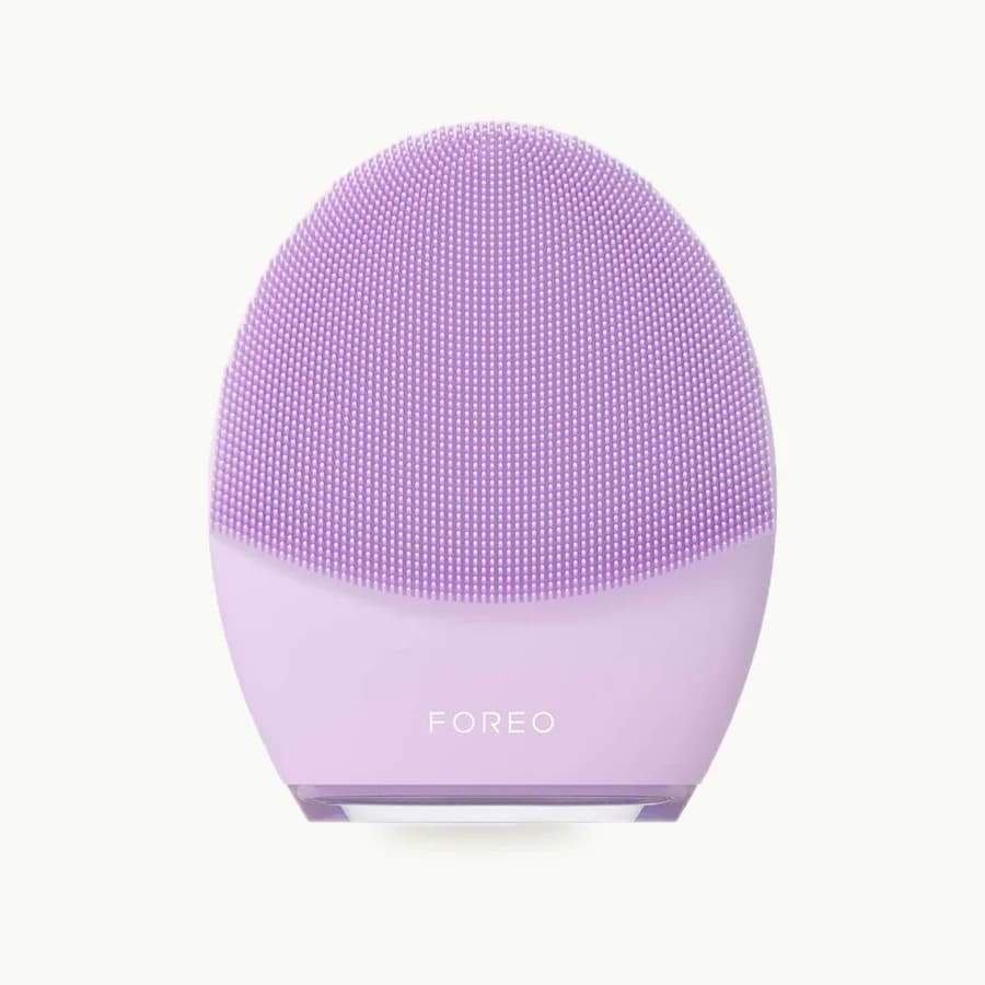 LUNA 4 Facial Cleansing Device: Lavender LUNA 4 facial cleansing device for sensitive skin, standing alone and viewed from the front